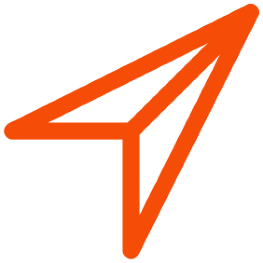 Simple red navigation icon